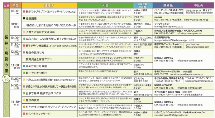 1/19(日) ◆磐田・袋井 NPO色彩心理診断士協会COMPAS主催